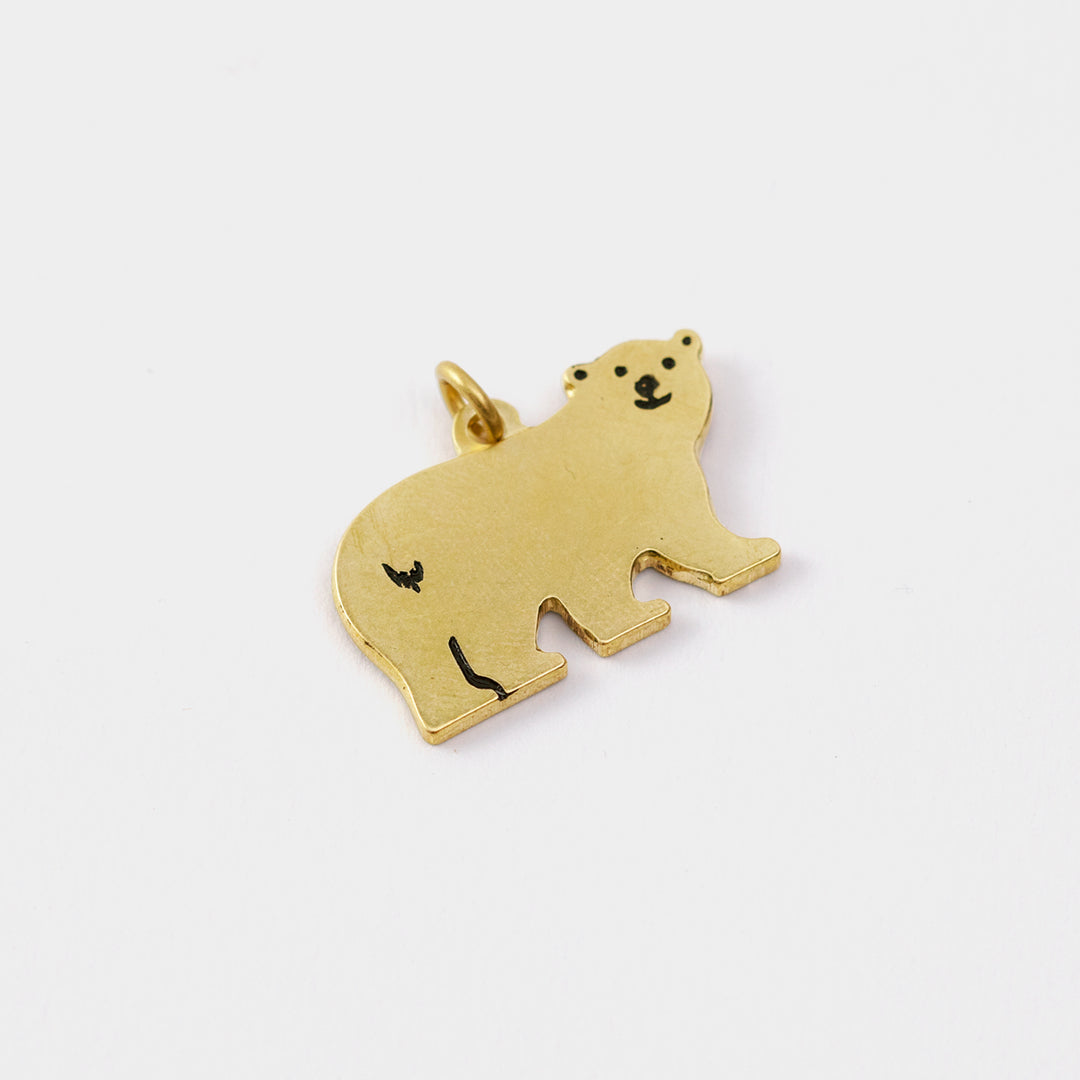 Traveler's Factory Little Bear Brass Charm *