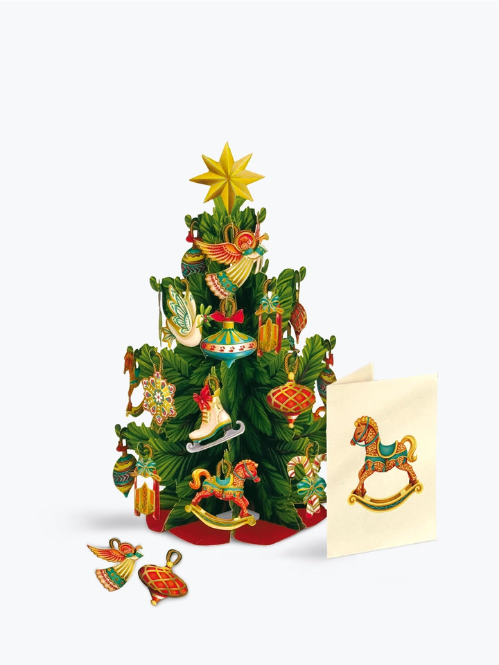 Classic Christmas Tree Mini Pop-Up Card