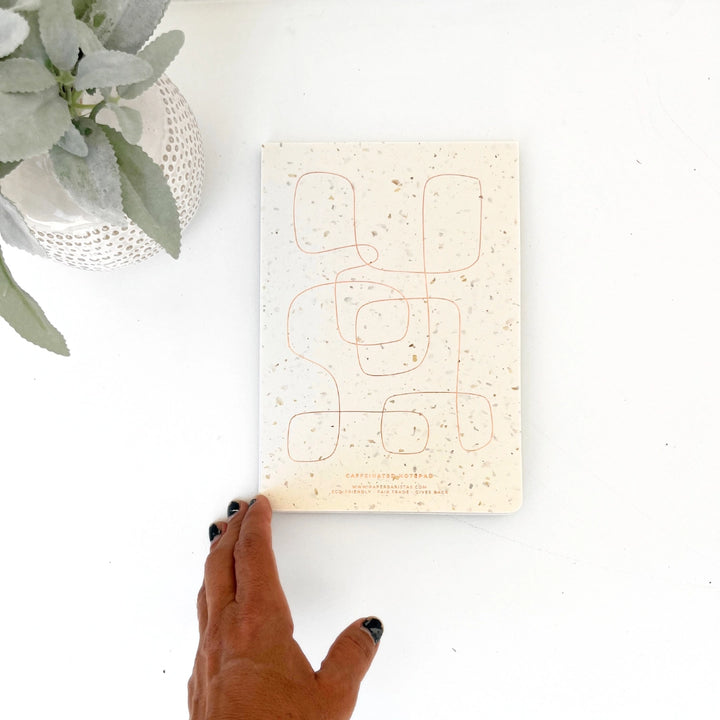 Recycled Coffee Bean Grounds Paper Notepad