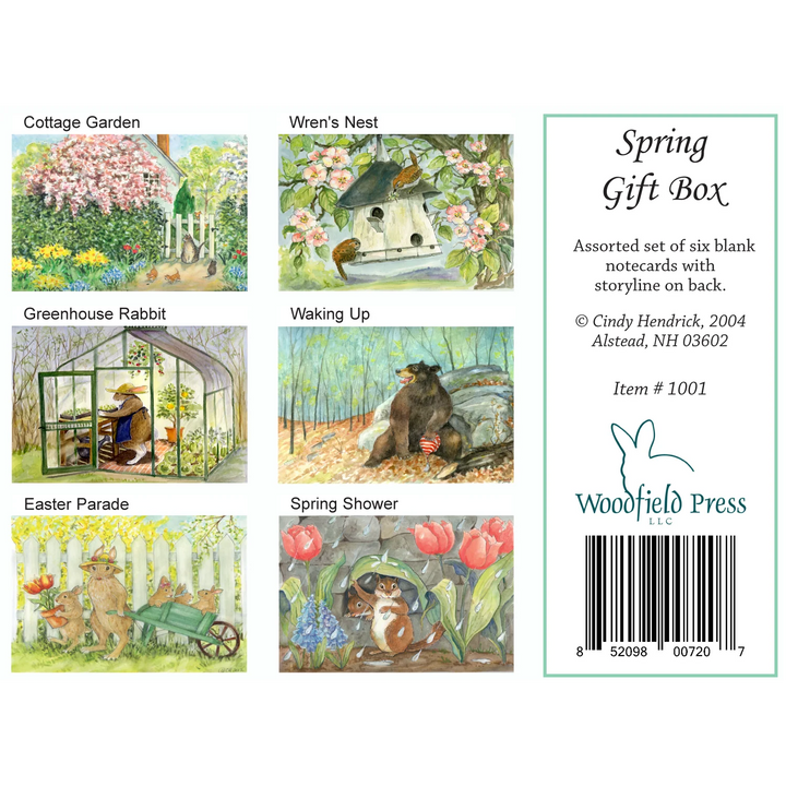 Spring Greeting Cards | 6 Card Set
