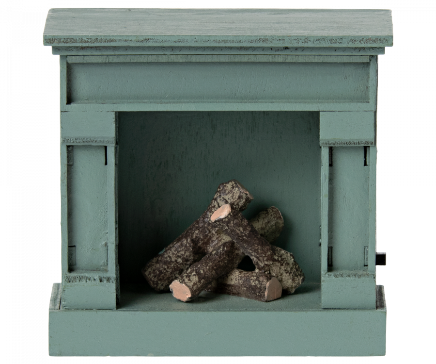 Miniature Fireplace | Vintage Blue *