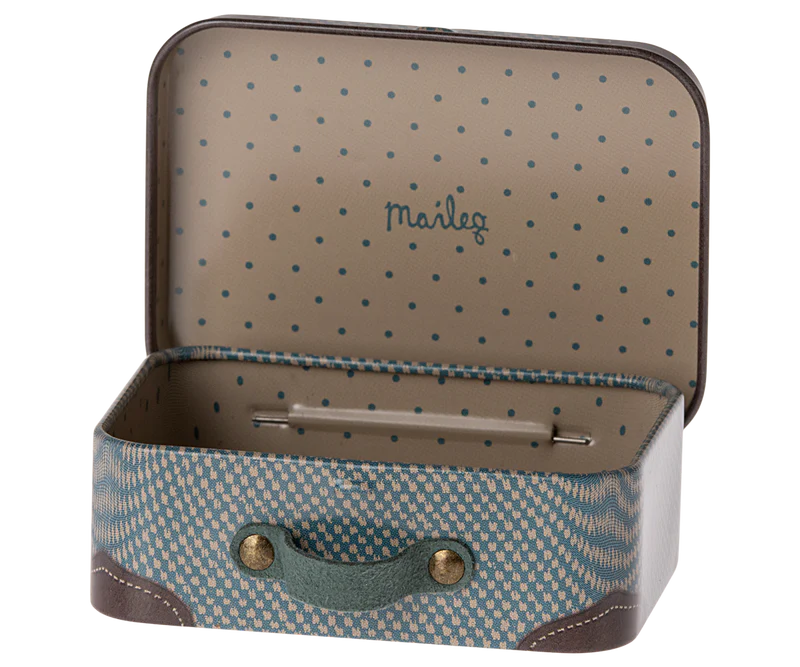 Metal Mini Suitcase | Blue