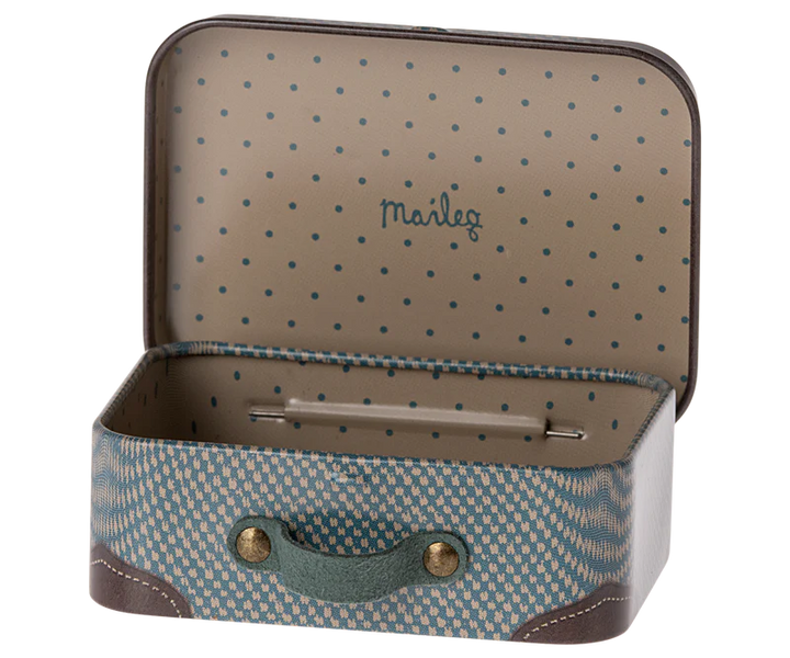 Metal Mini Suitcase | Blue