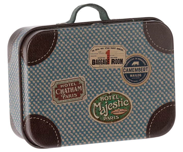 Metal Mini Suitcase | Blue