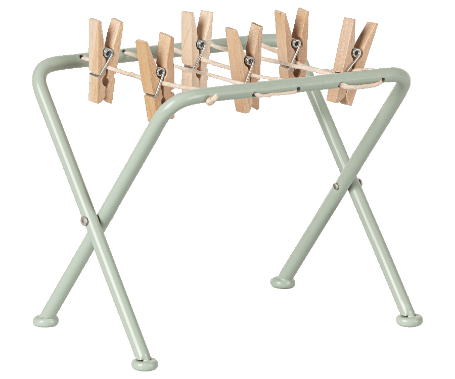 Miniature Drying Rack with Pegs