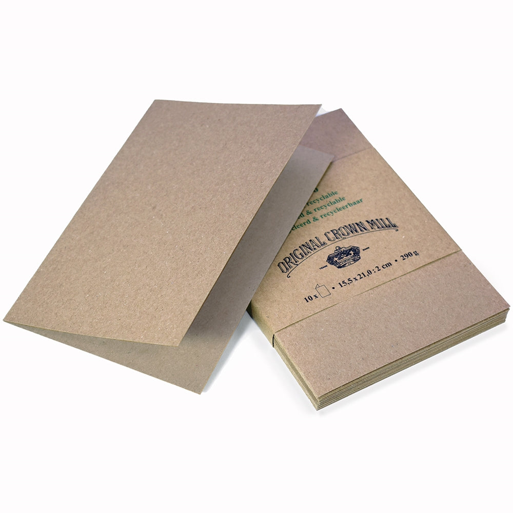 100% Recycled Paper Folded Cards