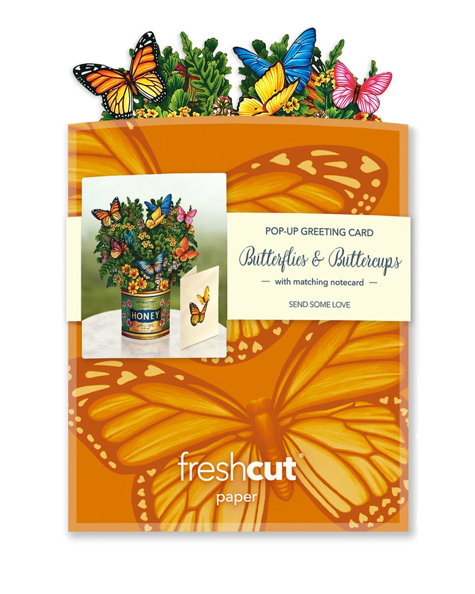 Butterflies and Buttercups Mini Pop-Up Card