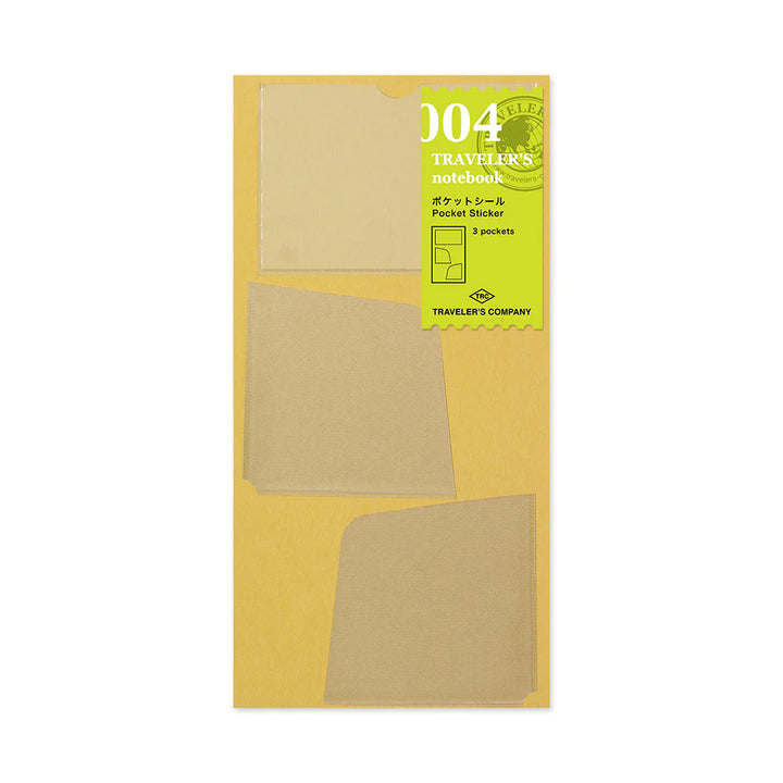 TRAVELER'S notebook 004 Pocket Sticker