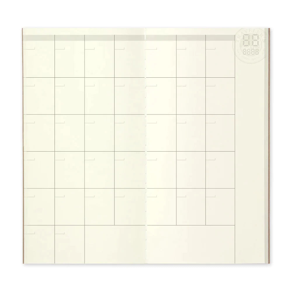 TRAVELER'S notebook 017 Free Diary Monthly Planner | Regular Size
