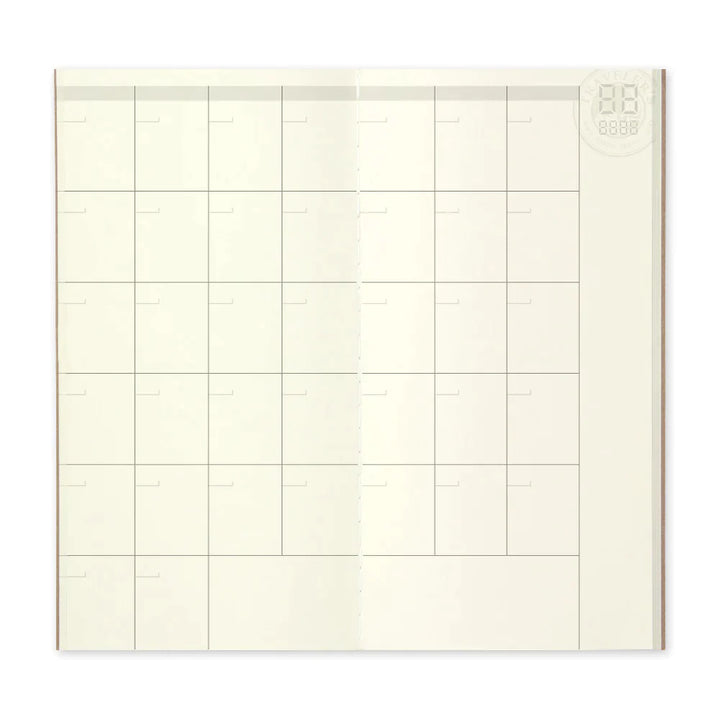 TRAVELER'S notebook 017 Free Diary Monthly Planner | Regular Size