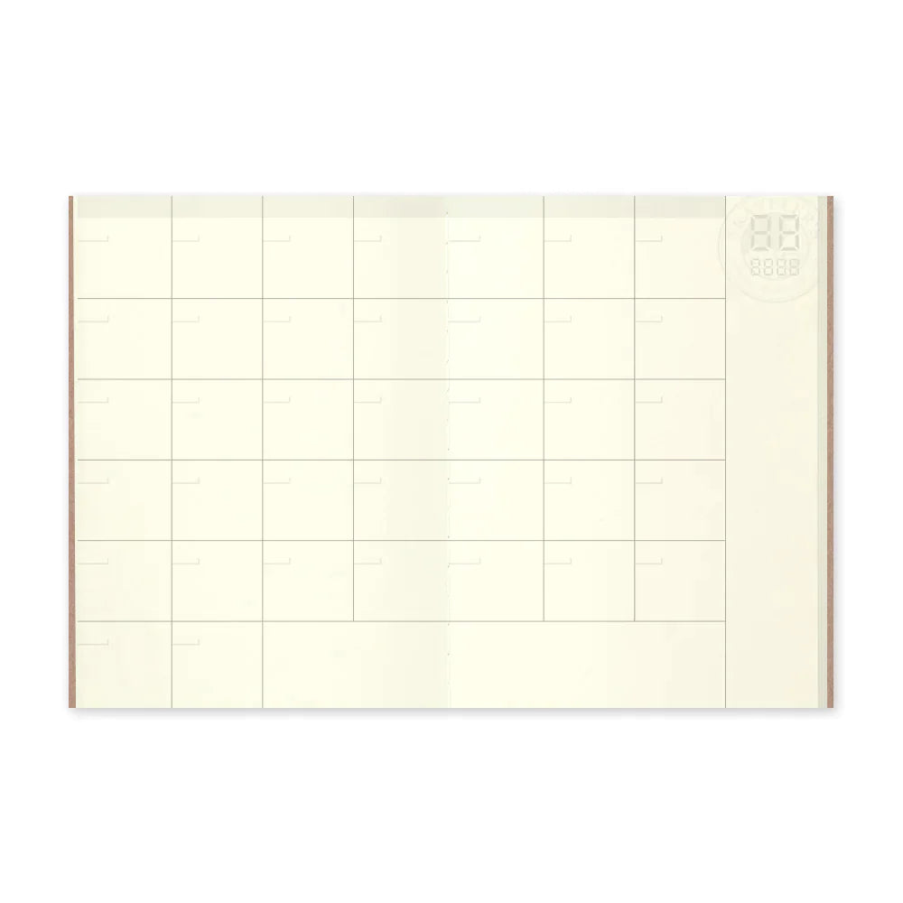 TRAVELER'S notebook 006 Free Diary Monthly Planner | Passport Size