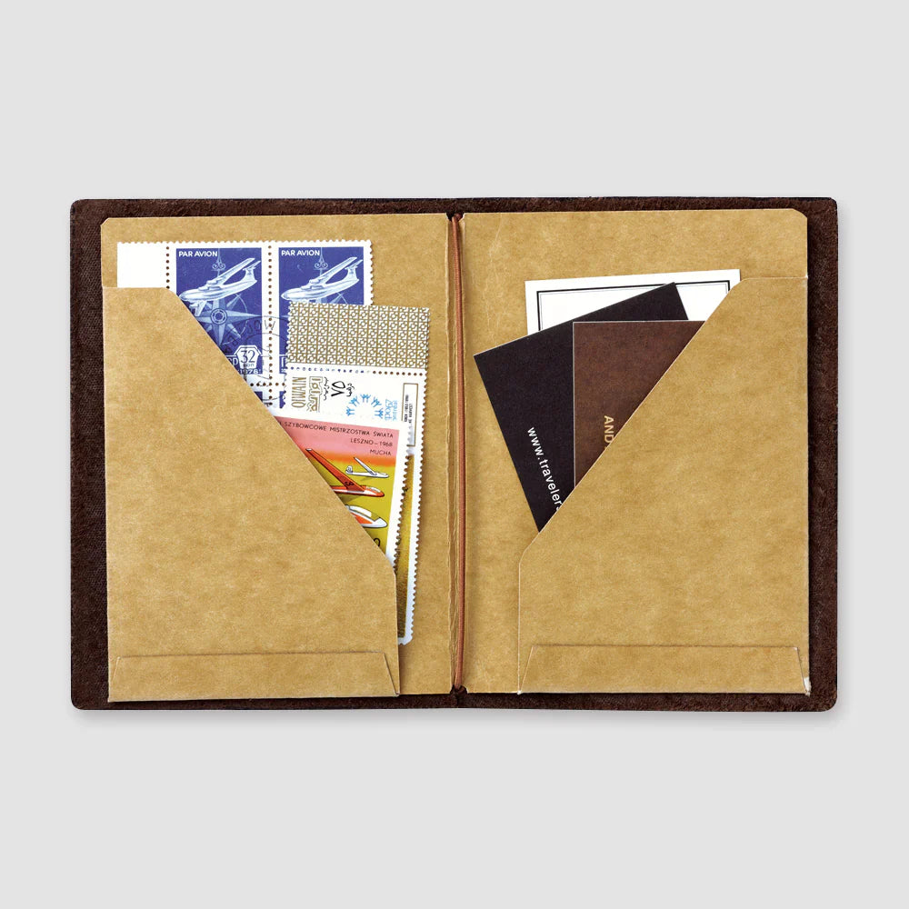 TRAVELER'S notebook 010 Kraft Paper Folder | Passport Size
