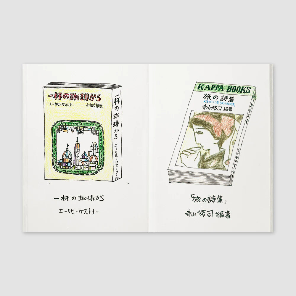 TRAVELER'S notebook 008 Sketch Paper Notebook | Passport Size