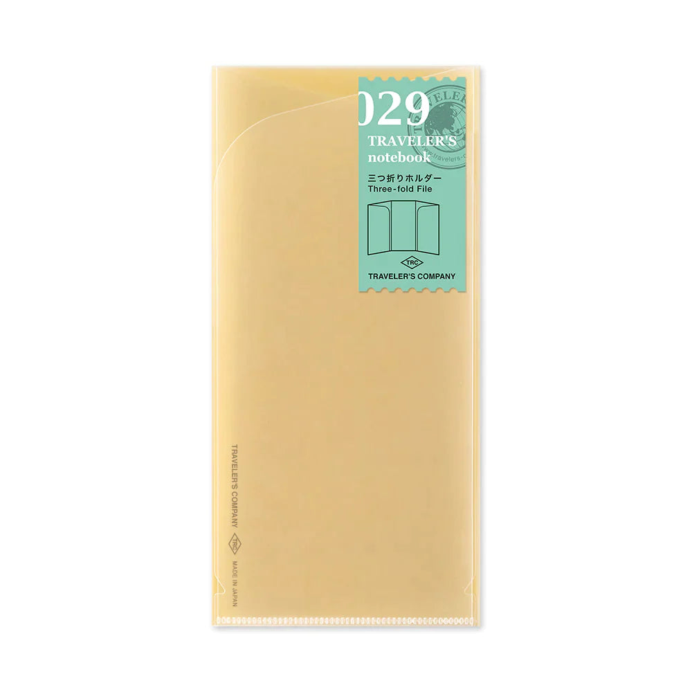 Traveler's Notebook 029 Three-Fold File | Regular Size