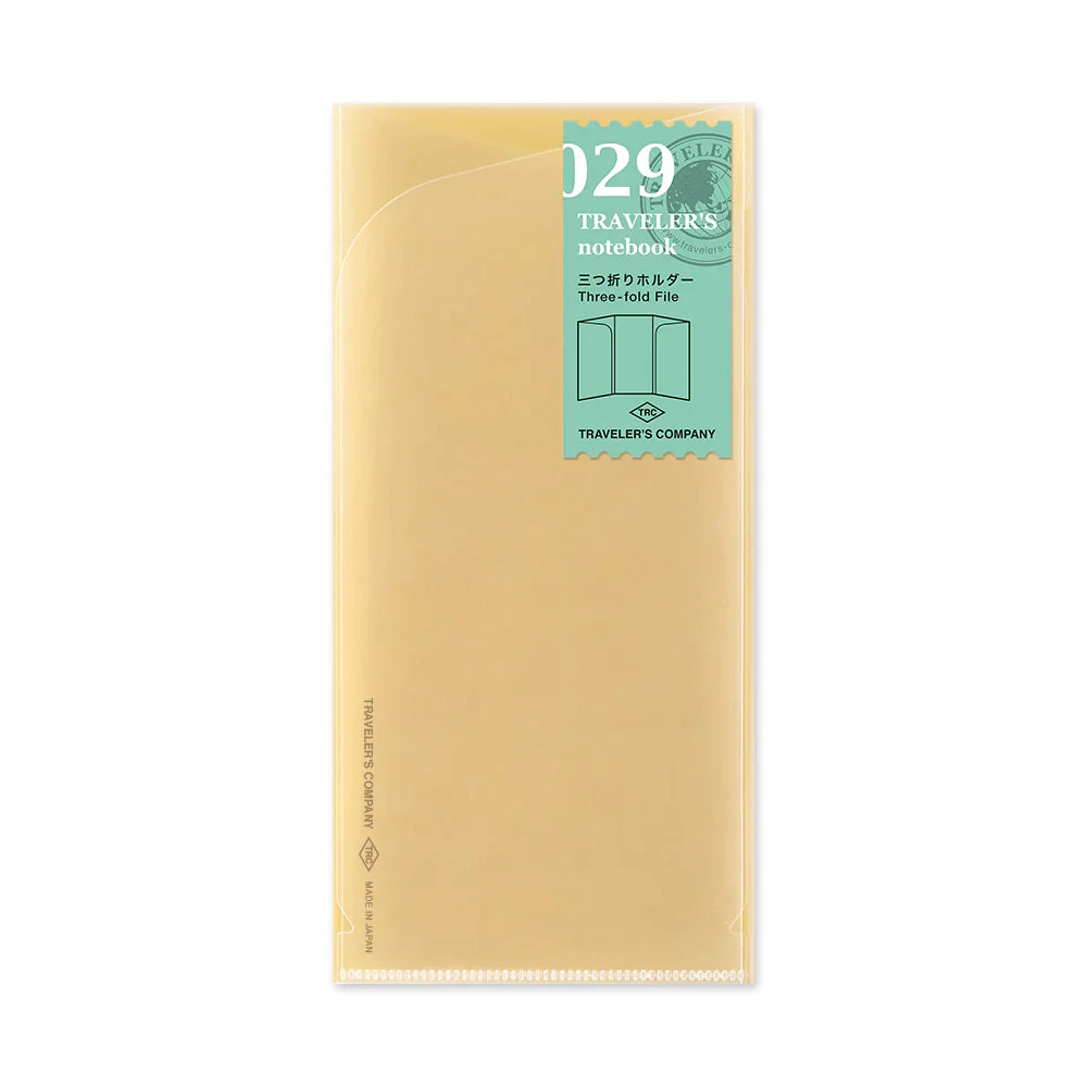 TRAVELER'S notebook 029 Three-Fold File | Regular Size