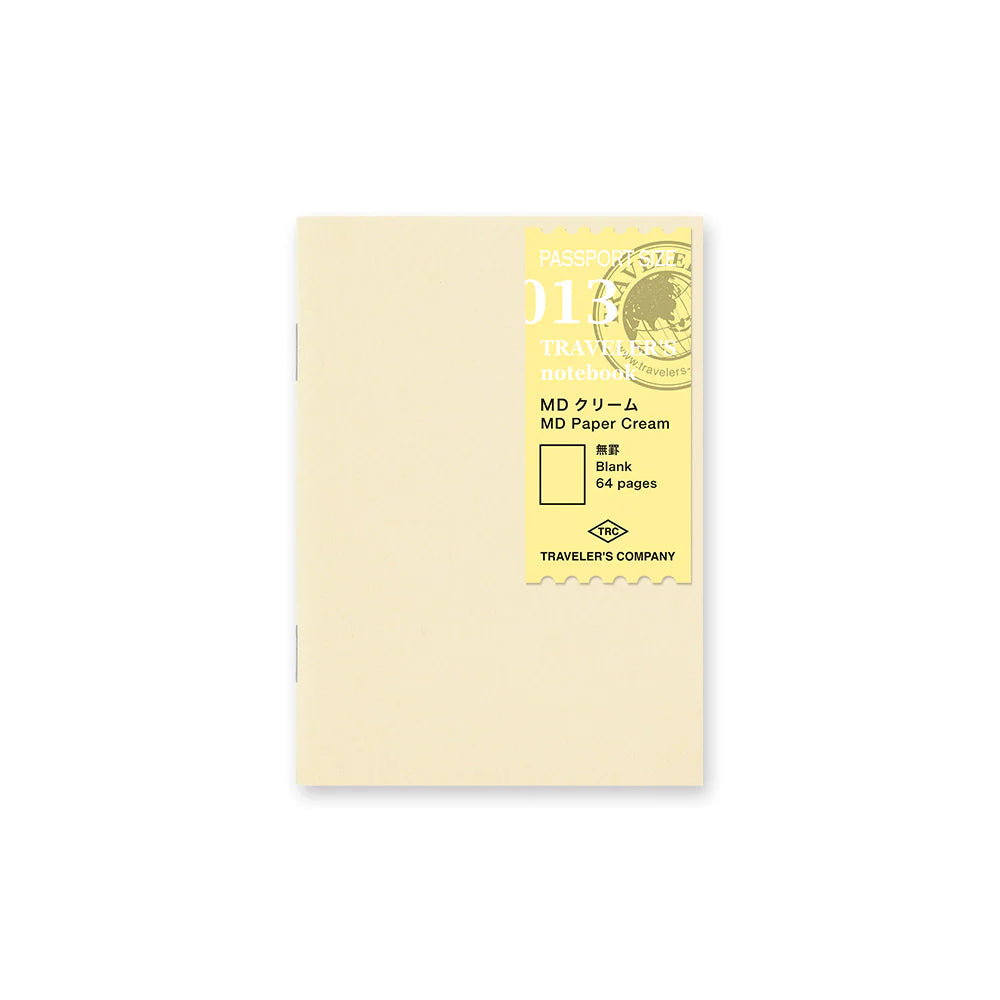 Traveler's Notebook 013 MD Paper Cream | Passport Size