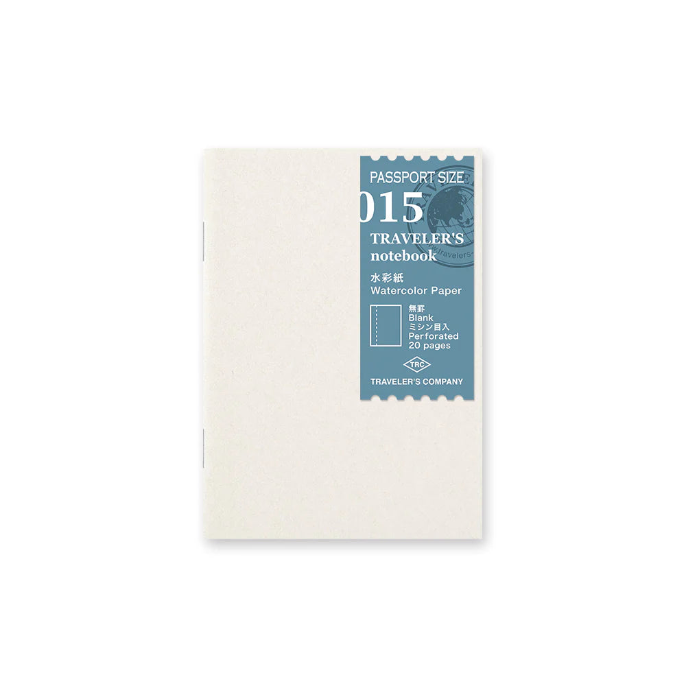 Traveler's Notebook 015 Watercolor Paper | Passport Size