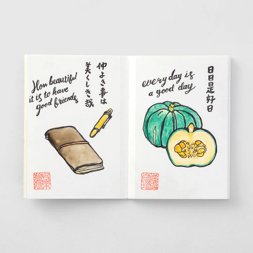 TRAVELER'S notebook 015 Watercolor Paper | Passport Size
