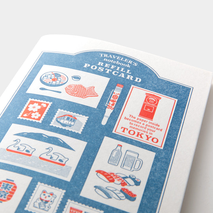TRAVELER'S notebook | TOKYO Refill Postcard | Regular Size | Limited Edition