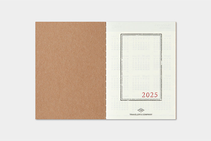 2025 Traveler's Monthly Planner | Passport Size