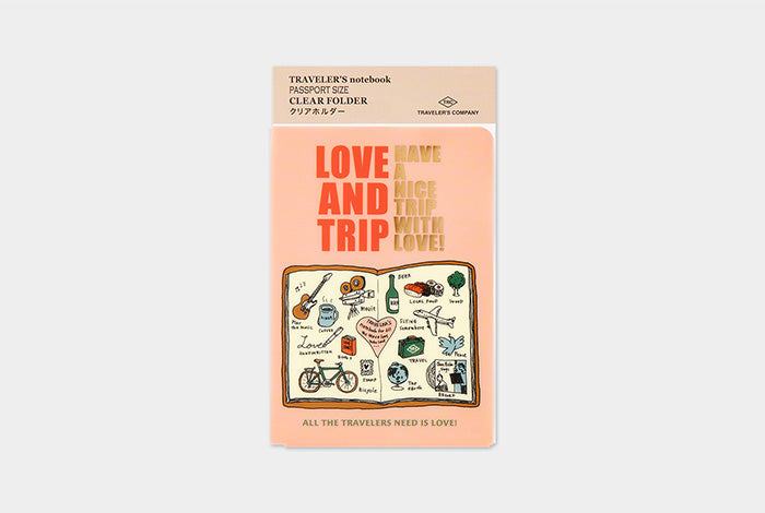 TRAVELER'S notebook Clear Folder | Passport Size | 2025 Edition