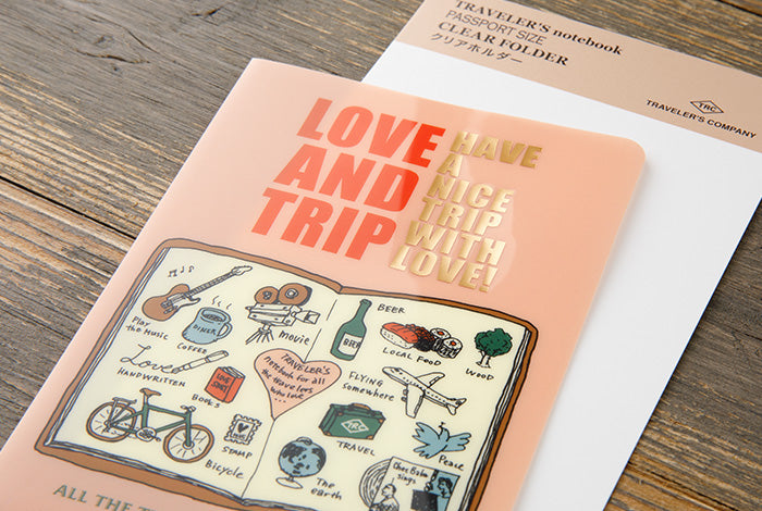 TRAVELER'S notebook Clear Folder | Passport Size | 2025 Edition