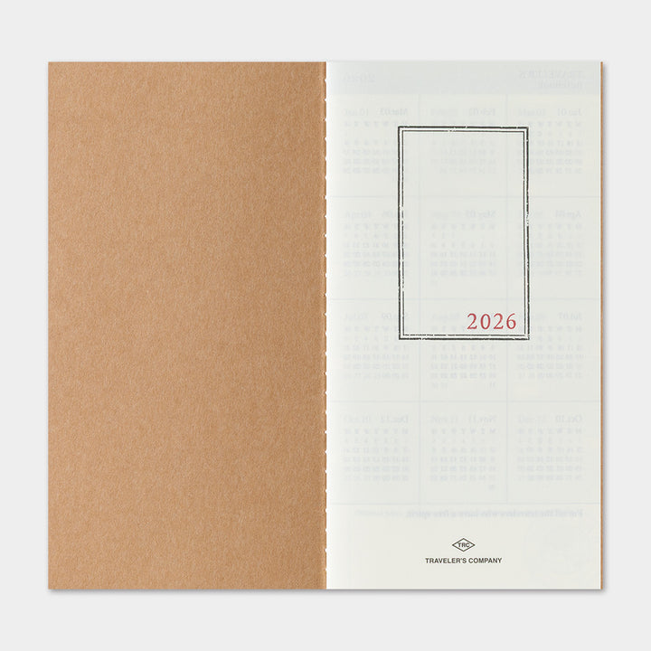 2026 Traveler's Monthly Planner | Regular Size