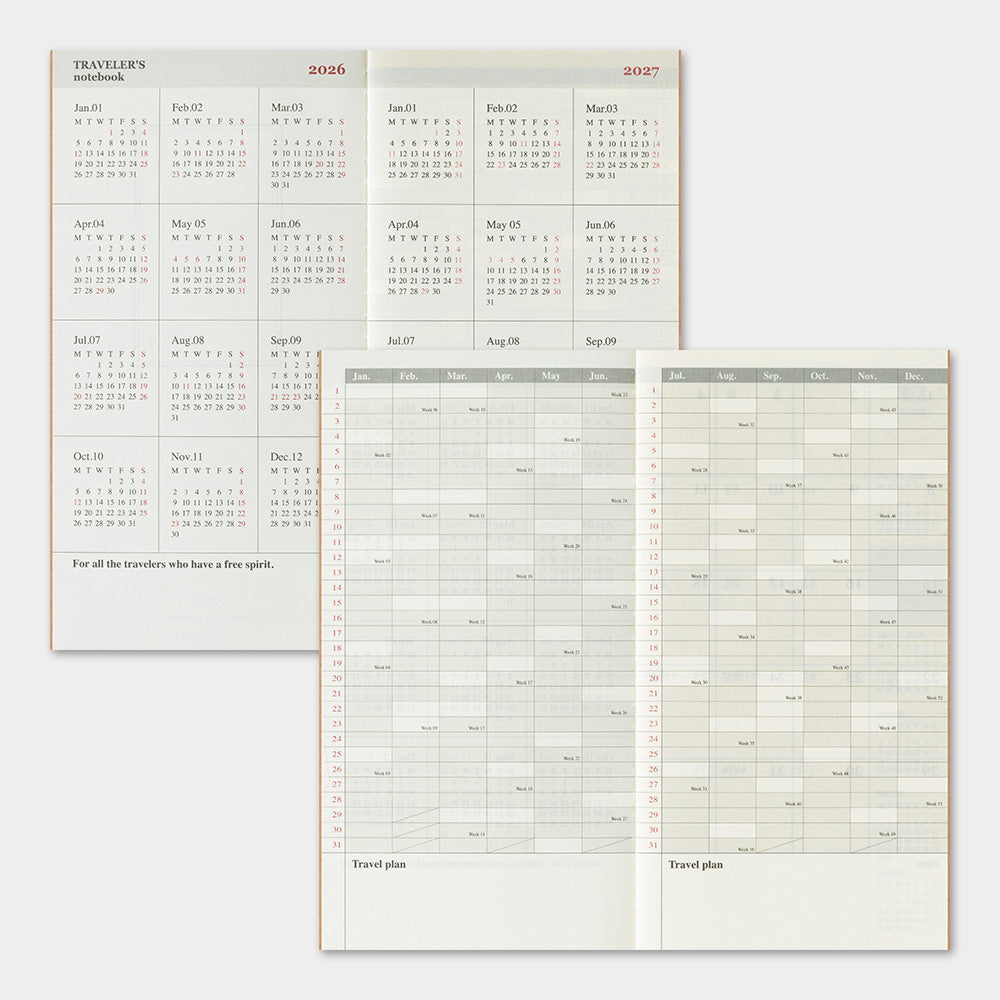 2026 Traveler's Monthly Planner | Regular Size