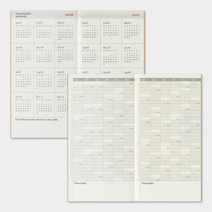 2026 Traveler's Monthly Planner | Regular Size