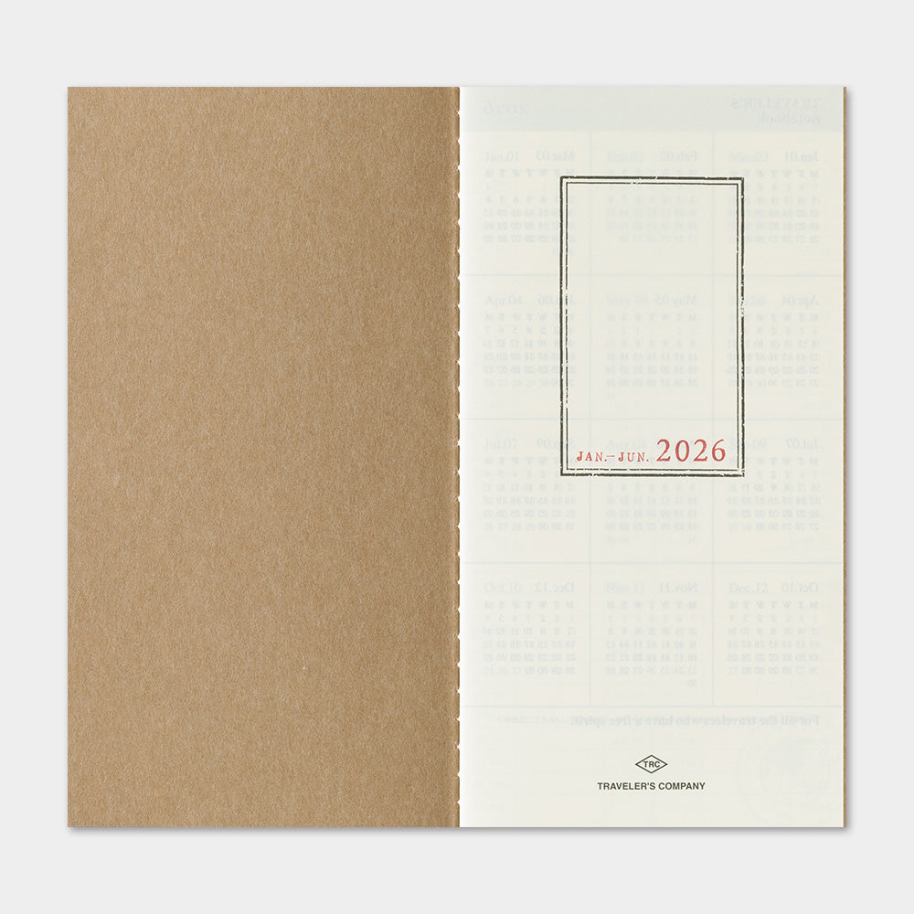 2026 Traveler's Weekly Vertical Planner | Regular Size