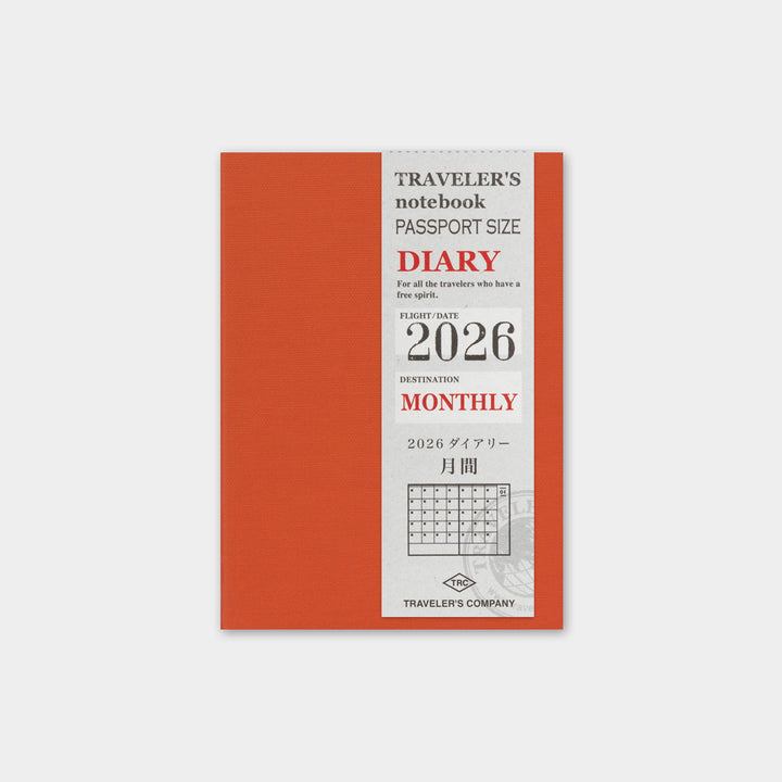 2026 Traveler's Monthly Planner | Passport Size
