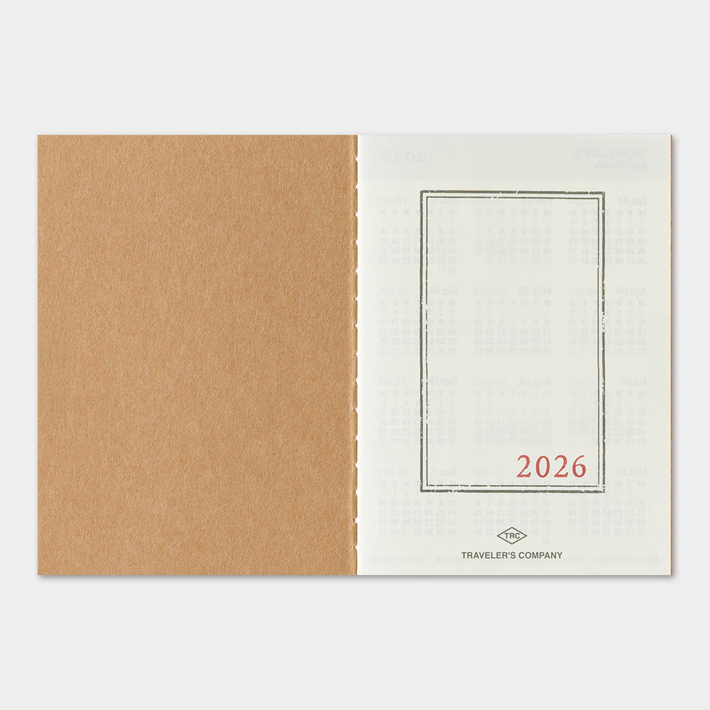 2026 Traveler's Monthly Planner | Passport Size