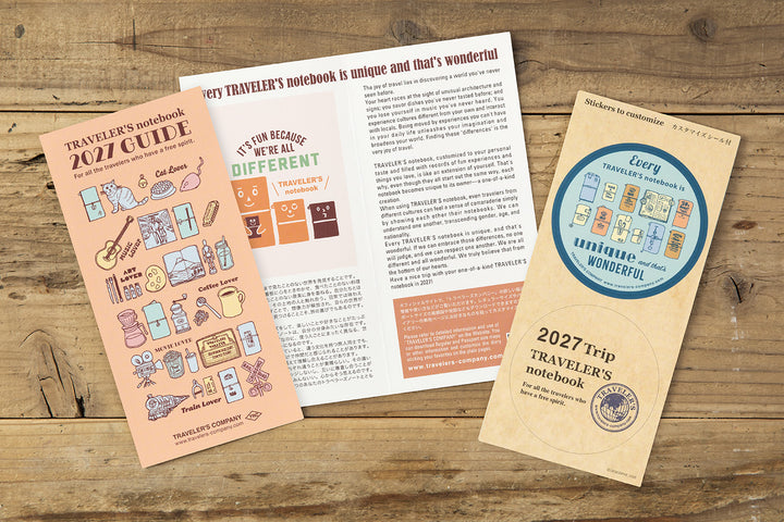 2027 Traveler's Weekly Vertical Planner | Regular Size