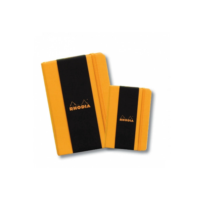Orange Rhodia Premium Webnotebook | Dot Grid
