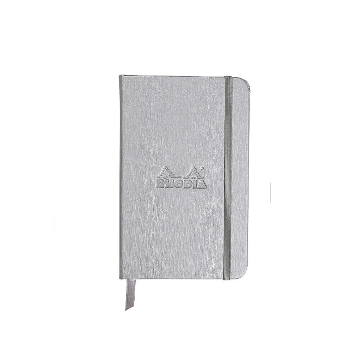Silver Rhodia Premium Webnotebook | Lined