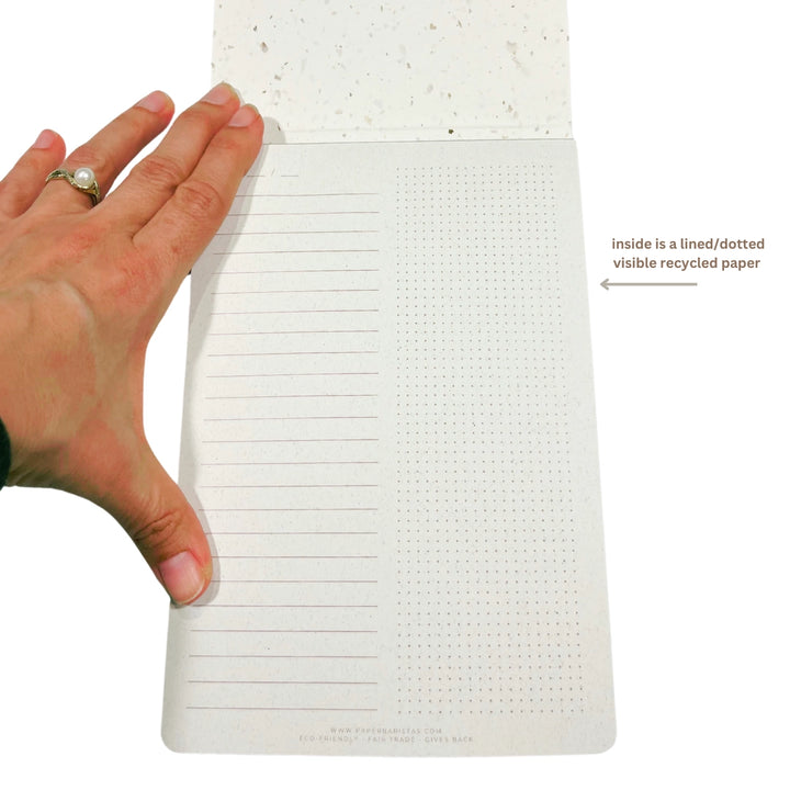 Recycled Coffee Bean Grounds Paper Notepad
