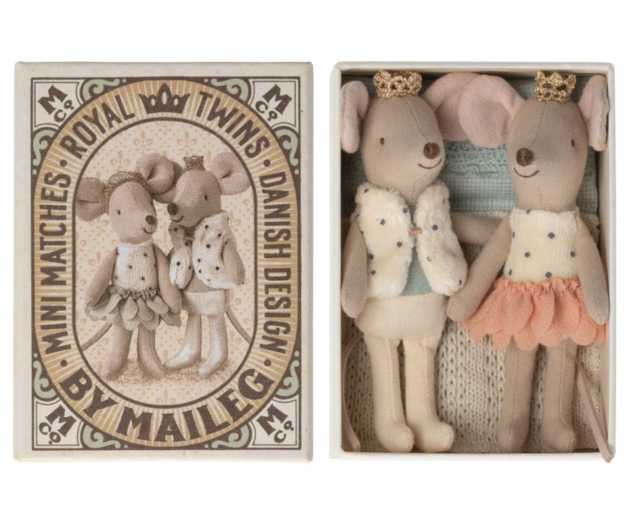 Royal Twin Mice in a Matchbox