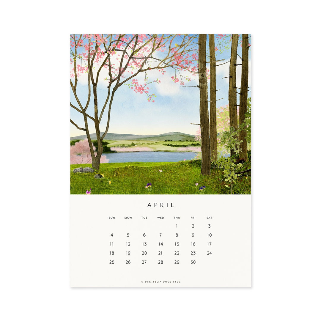 Drawn To Nature | 2027 Desk Calendar
