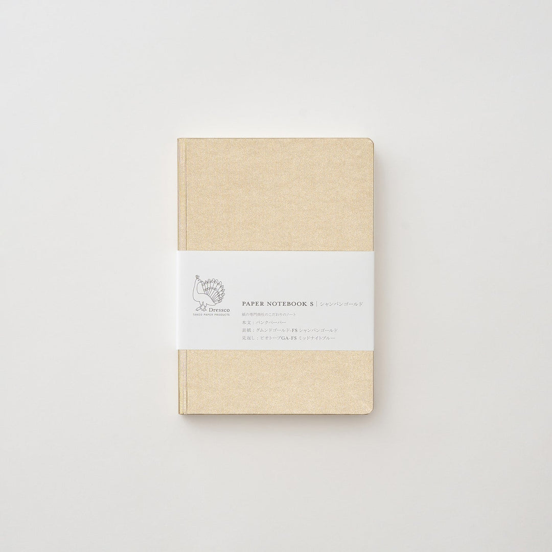 Dressco Paper Notebook S | Champagne Gold
