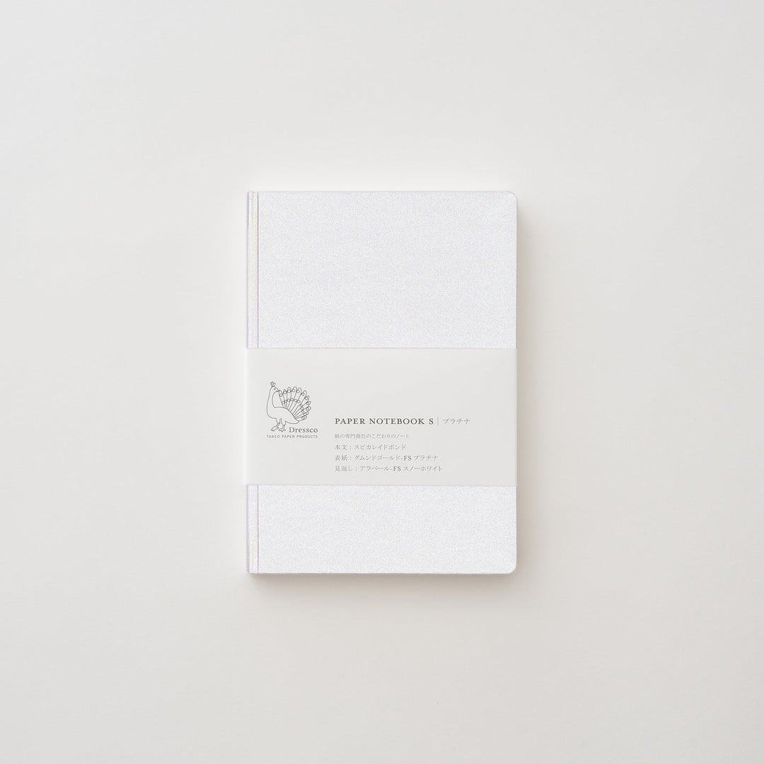 Dressco Paper Notebook S | Platinum
