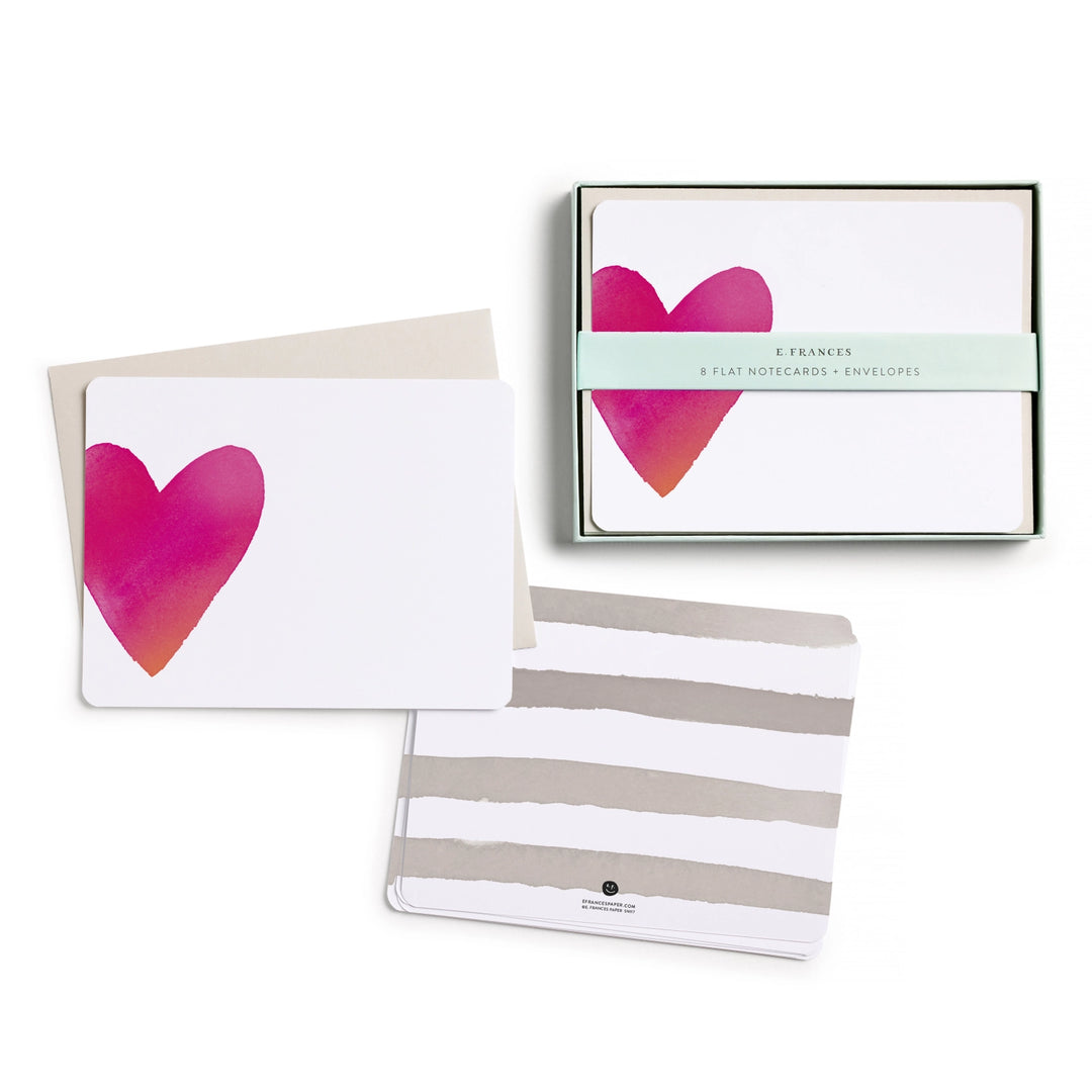 Big Heart | 8 Flat Card Set