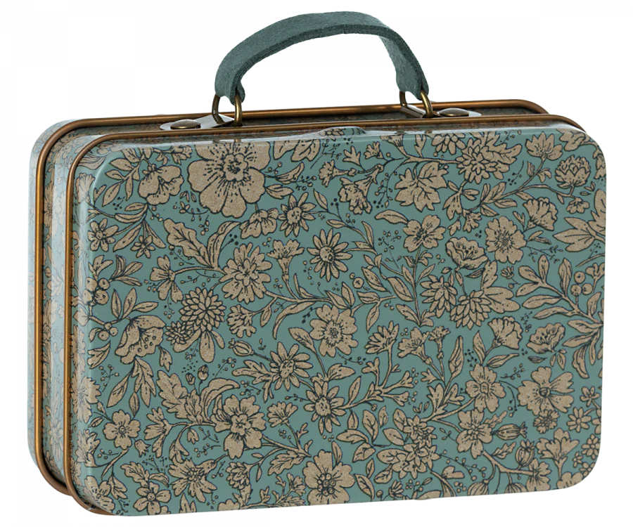 Metal Suitcase | Blossom Blue