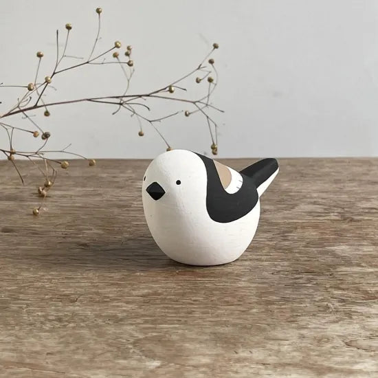 Long-Tailed Tit Wooden Animal