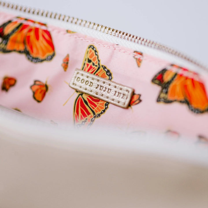 Luxe Slim Pencil Pouch | Metallic Bronze