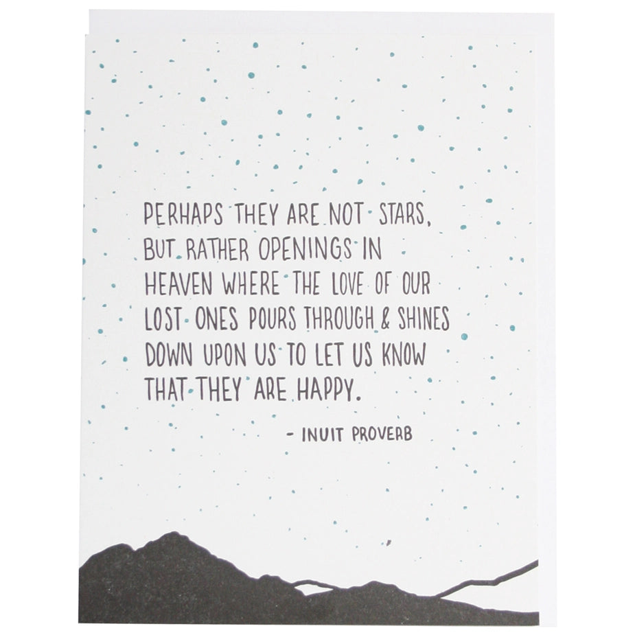 Stars in the Sky Quote | Greeting Card