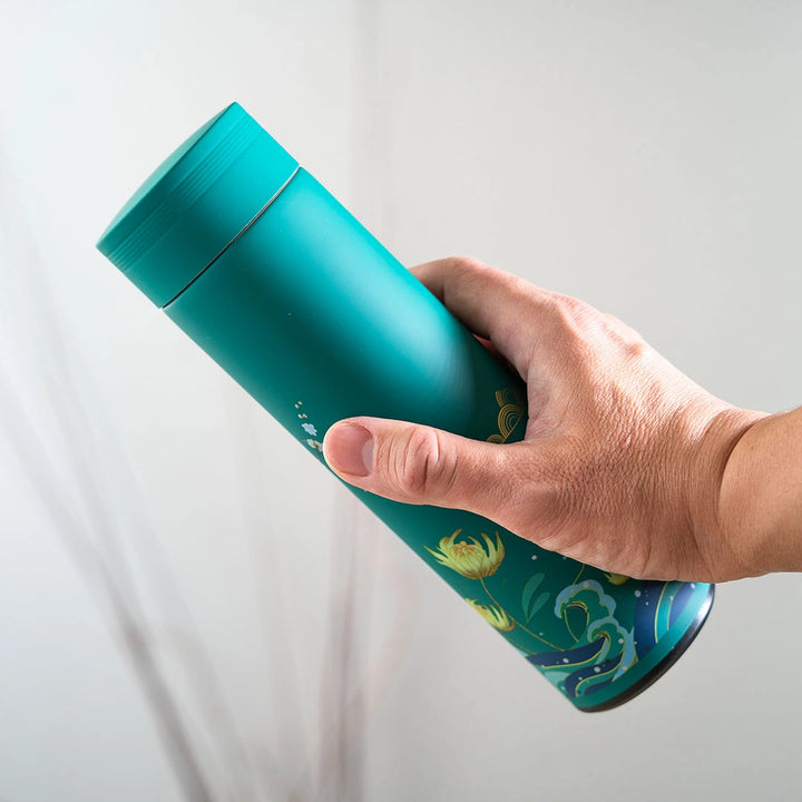 Vacuum Insulated Thermos Flask | Gold Fish
