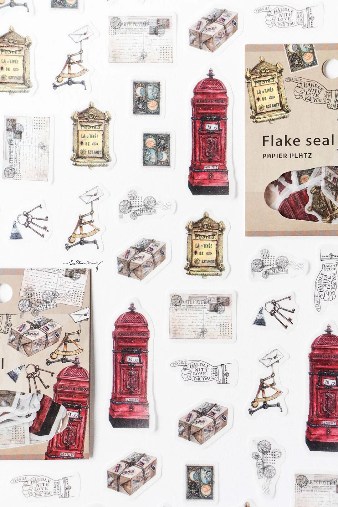 LCN x Papier Platz Post Marks Sticker Set