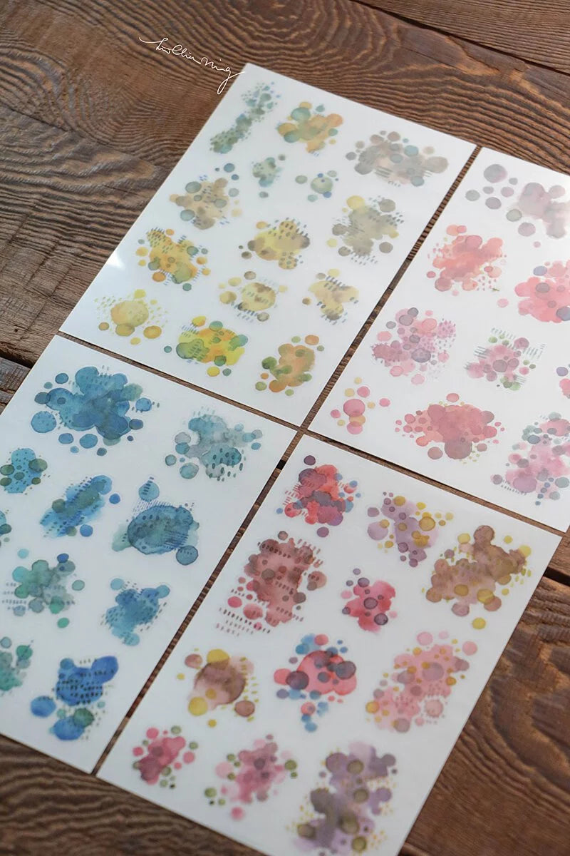 Color Lumps Vol. 2 Print-on sticker Set