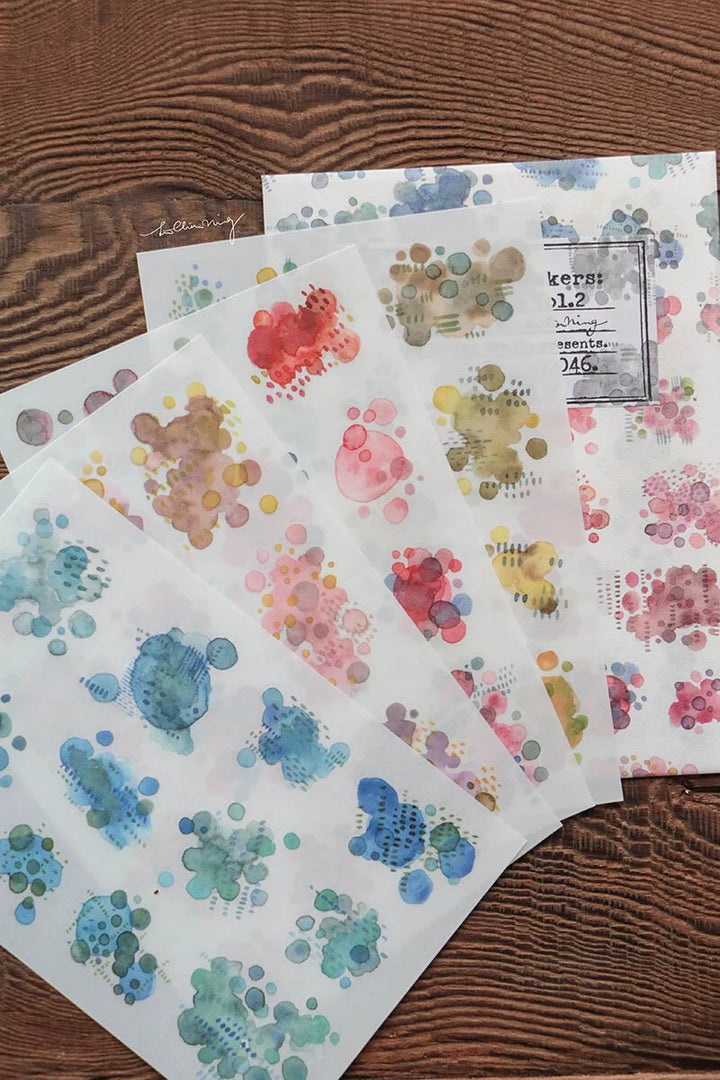Color Lumps Vol. 2 Print-on sticker Set