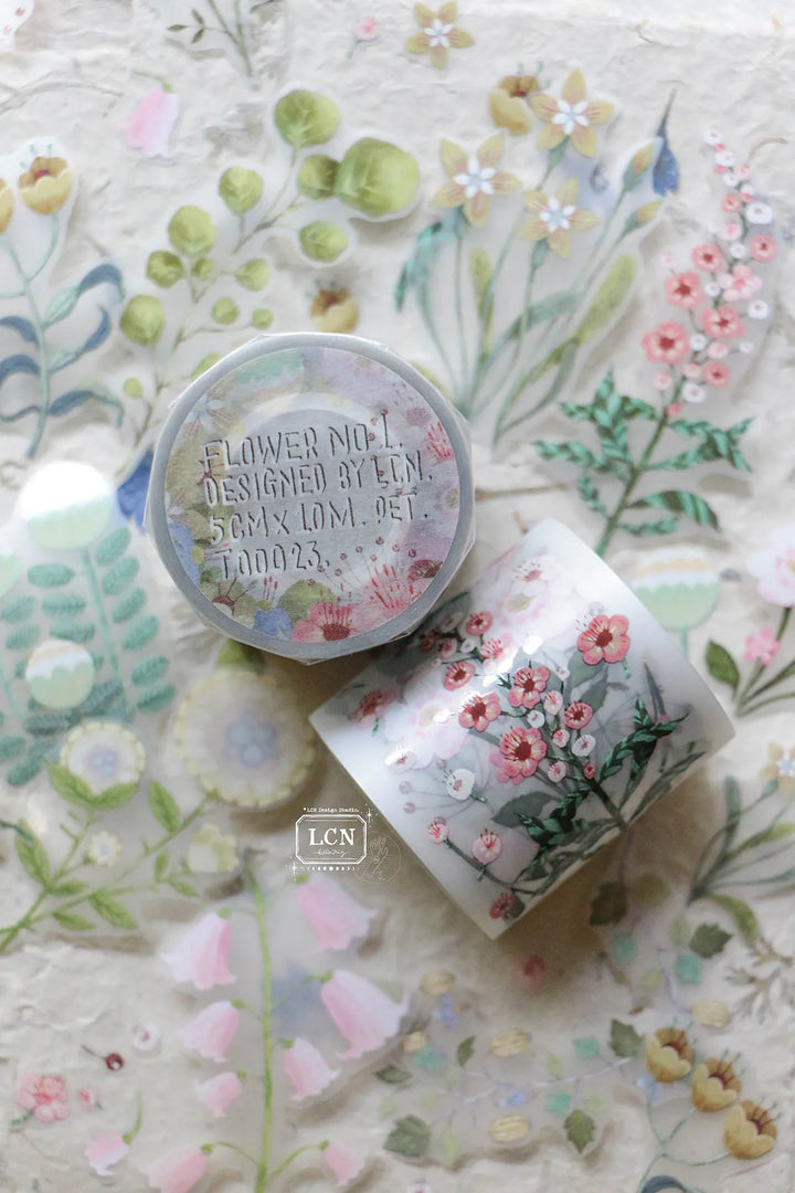 Flower No.1 UV Printing Matte PET Tape